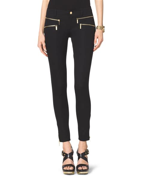 michael kors leather pants nordstrom|michael kors jeans women's.